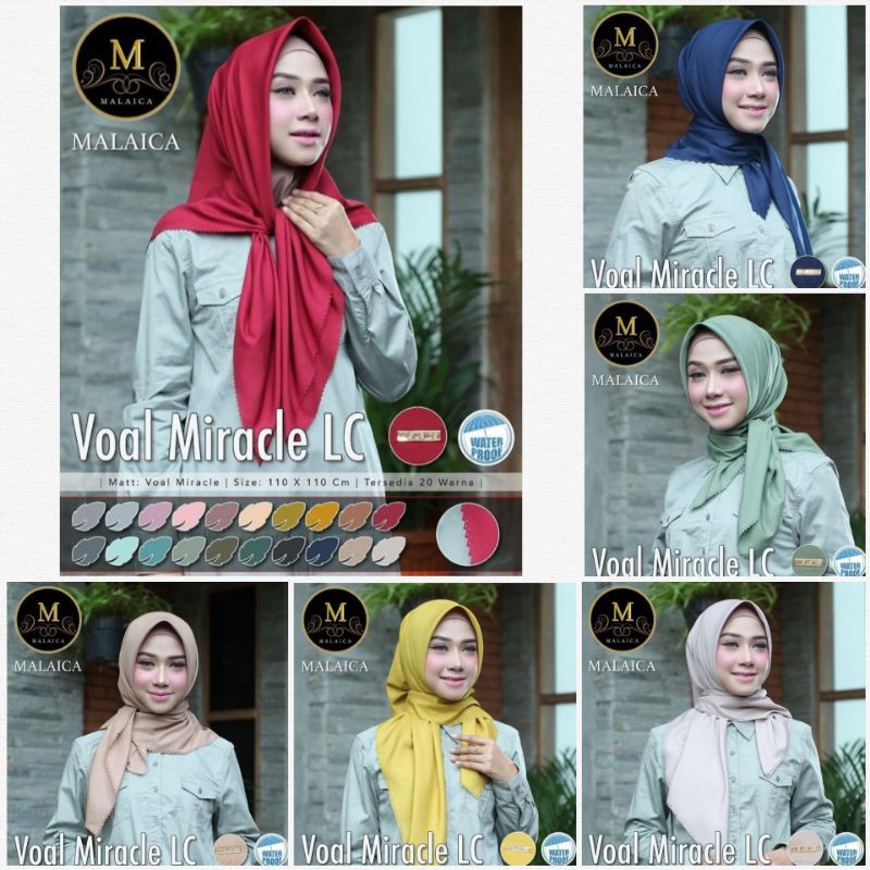 JILBAB ANTI AIR MALAICA VOAL MIRACLE LC