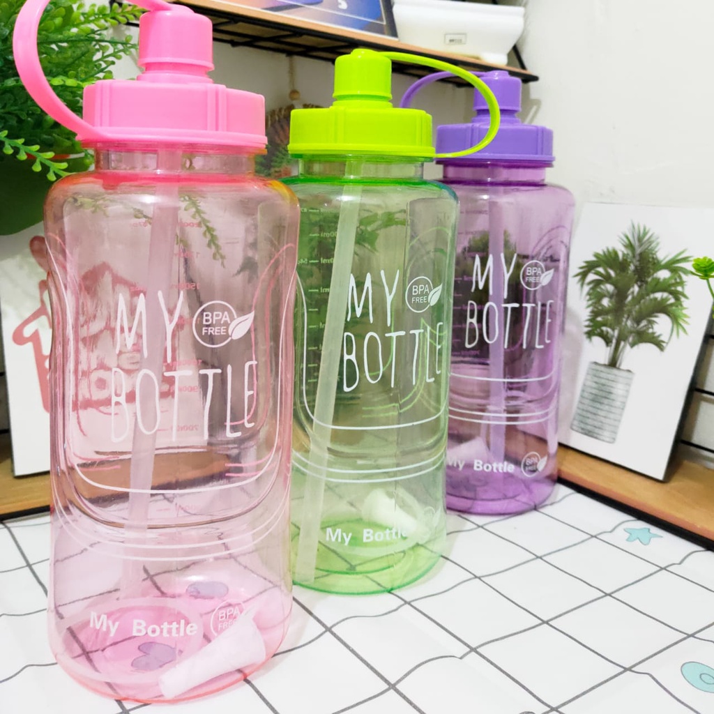 Botol Air Minum 2 Liter - My Bottle Water Jumbo - Botol Minum Olahraga