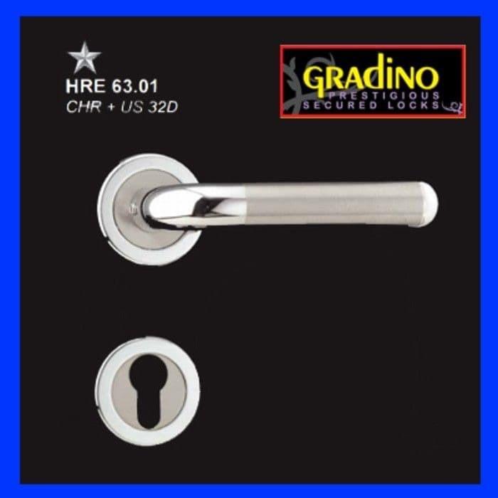 GRADINO - GAGANG PINTU/HANDLE PINTU GRADINO HRE 63.01 STAINLESS STEEL SUS 304