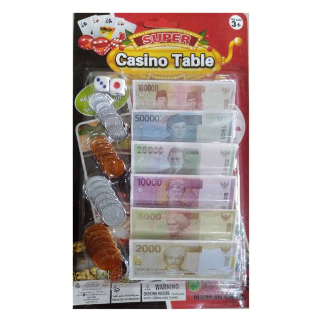 Mainan Uang Super Casino Table - Uang Mainan Anak