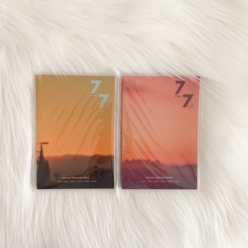 Got7 postcard benefit album 7 for 7 Jackson JB Jinyoung Youngjae Bambam Yugeom Mark photocard pc