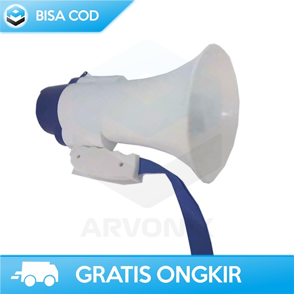 MEGAPHONE PENGERAS SUARA TOA SPEAKER CORONG ZANSONG 18650 15W PLASTIK