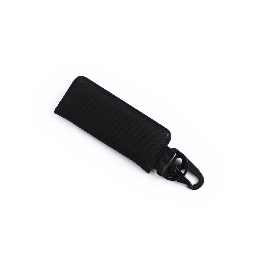 EMDS32 DOMPET STNK MOTOR MOBIL SLIM - GANTUNGAN KUNCI CARABINER HITAM