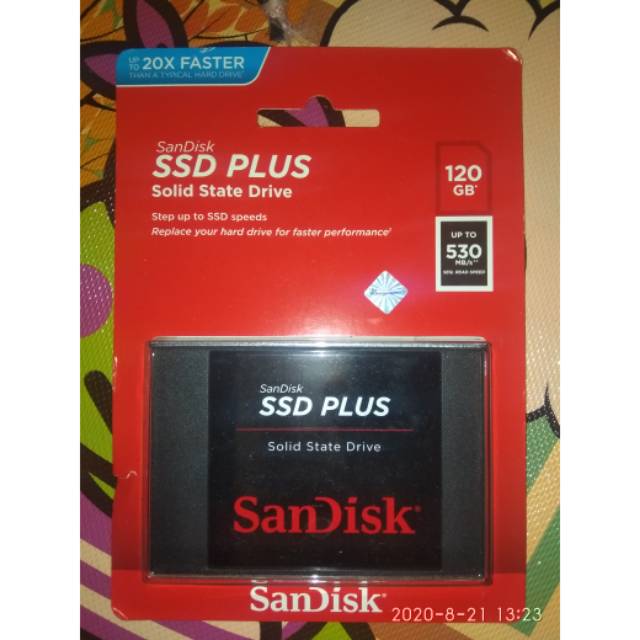SSD Plus Sandisk 120Gb (Original)