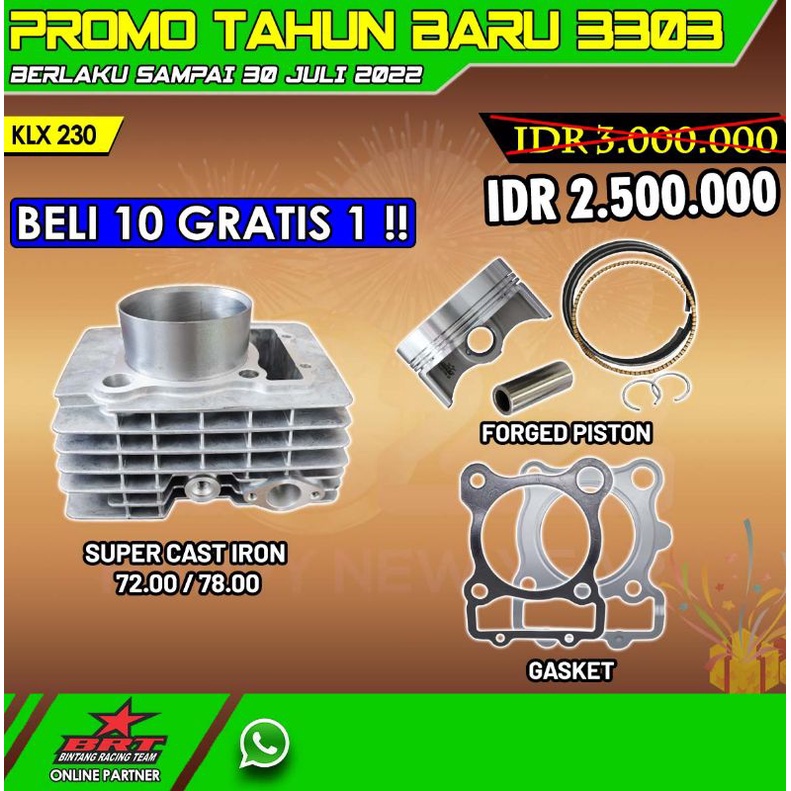 SUPER BLOK PISTON BRT KLX 230