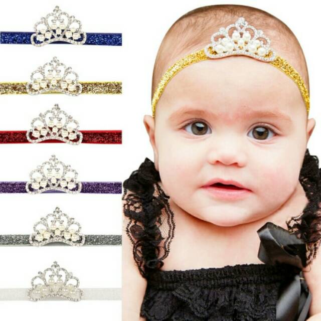 Bando bayi/bando anak/bando bayi crown/bando anak crown mahkota/bando mahkota anak/bando/bandana