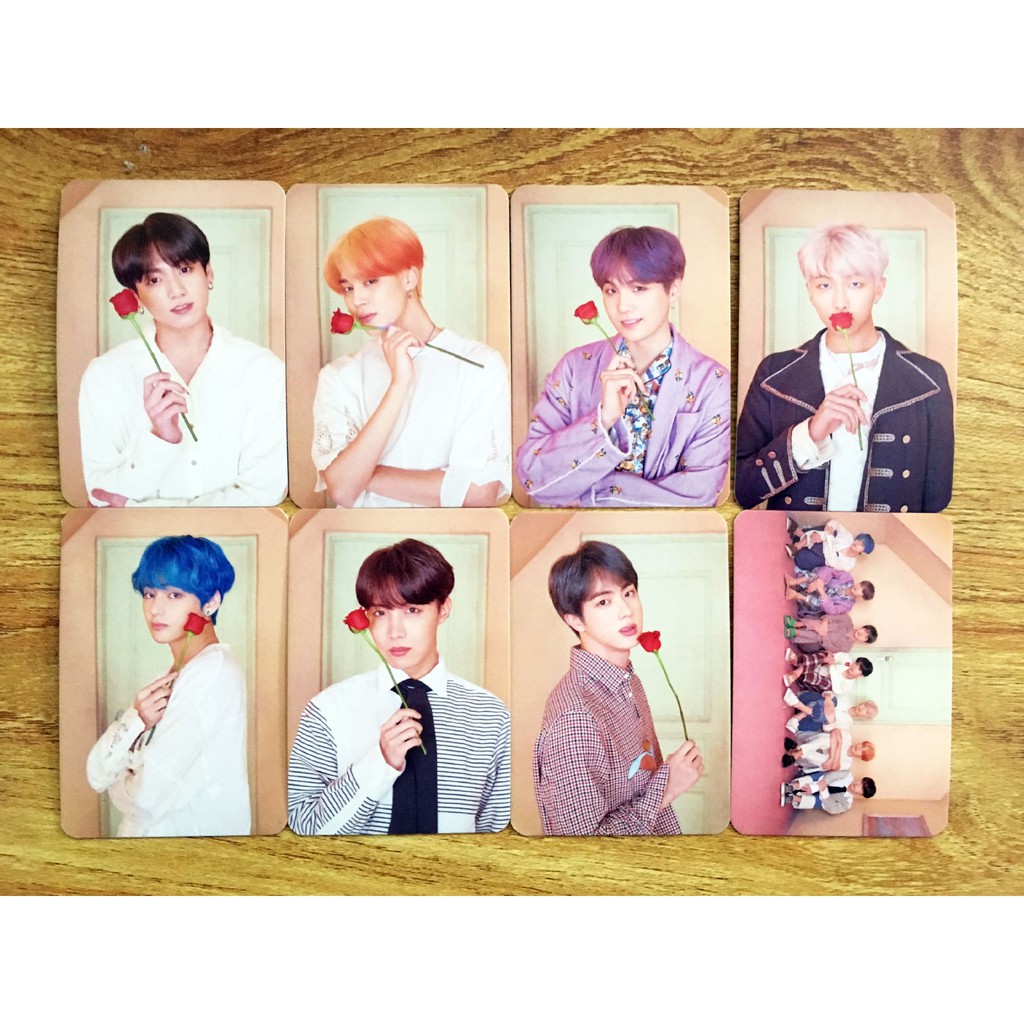 BTLO BTS LOMO set tali jepit card album kartu foto photocard bangtan persona