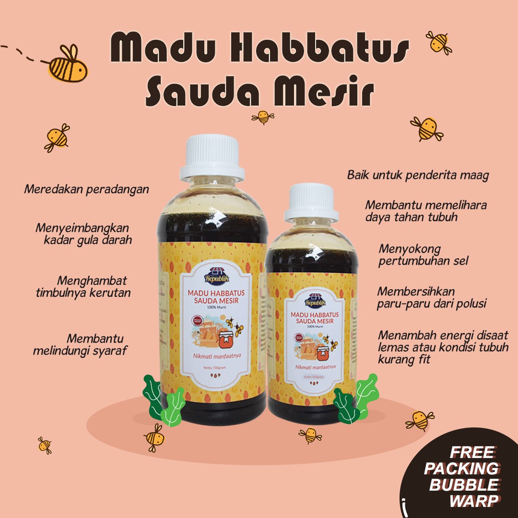 

Madu Import Mesir Habbatussauda Original 100% Madu Bunga Habbatus Sauda Madu Manis Berkualitas 700gr
