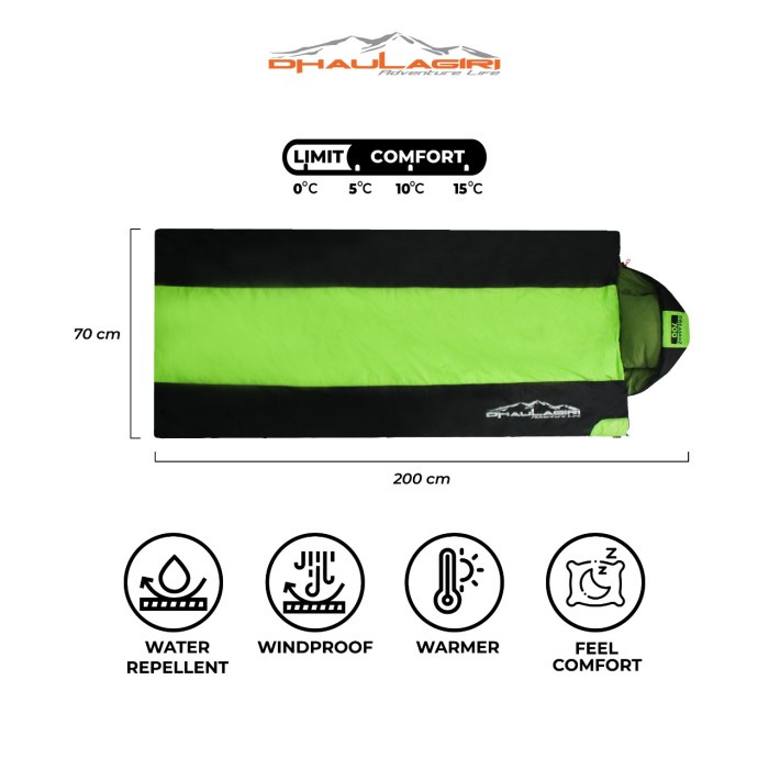 Sleeping Bag SB Dreamoz 700 Dhaulagiri Include Bantal Pillow Camping