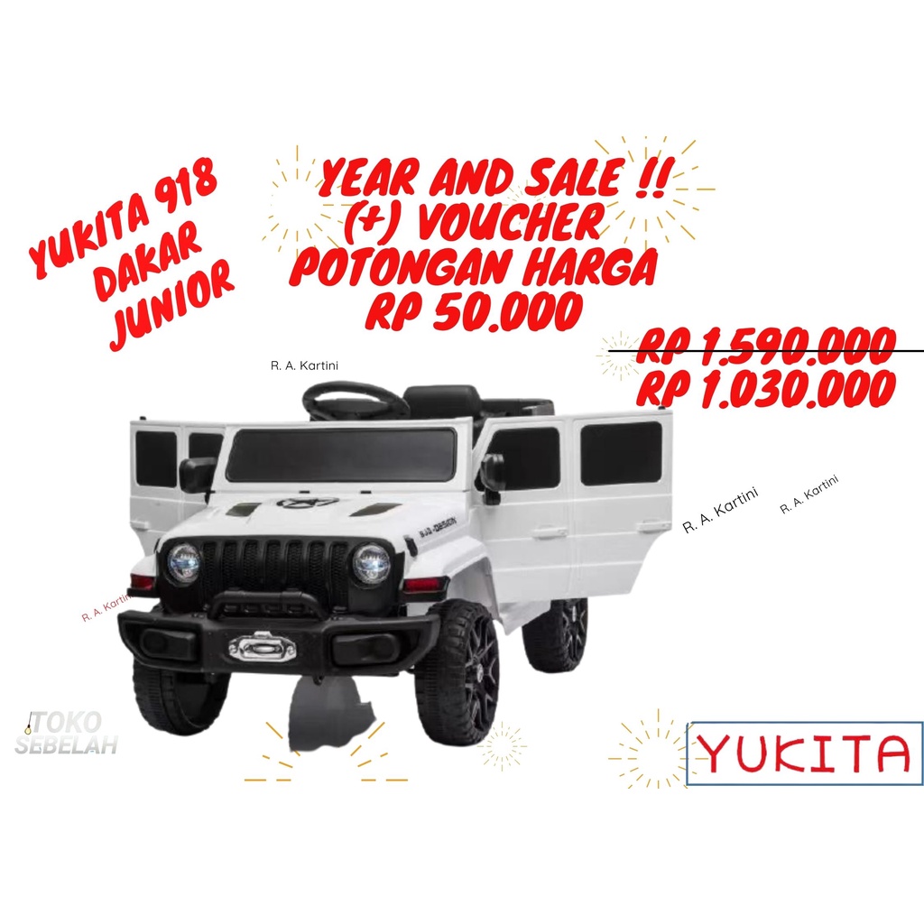 Mainan Anak MOBIL AKI DAKAR JUNIOR - YUKITA 918