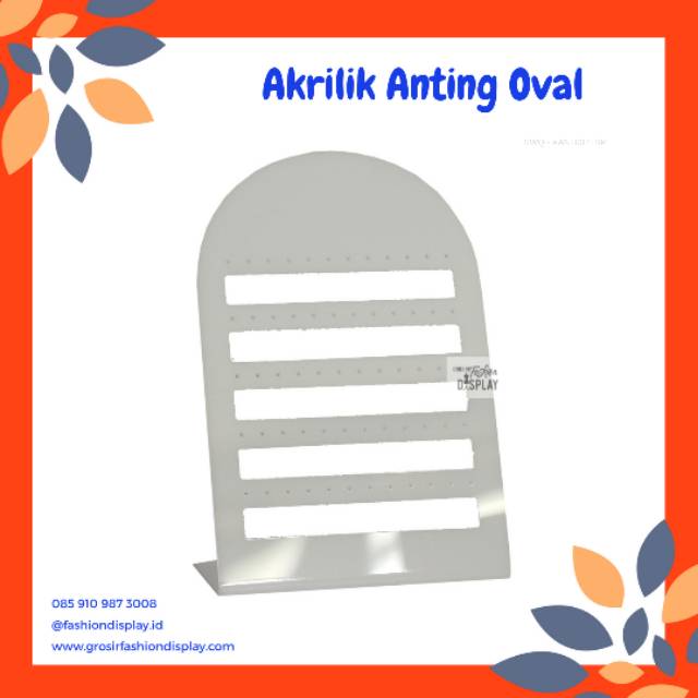 Akrilik Antik/Display Anting Perhiasan/Akrilik Pajangan Aksesoris Murah/Stand Tempat Perhiasan-BH