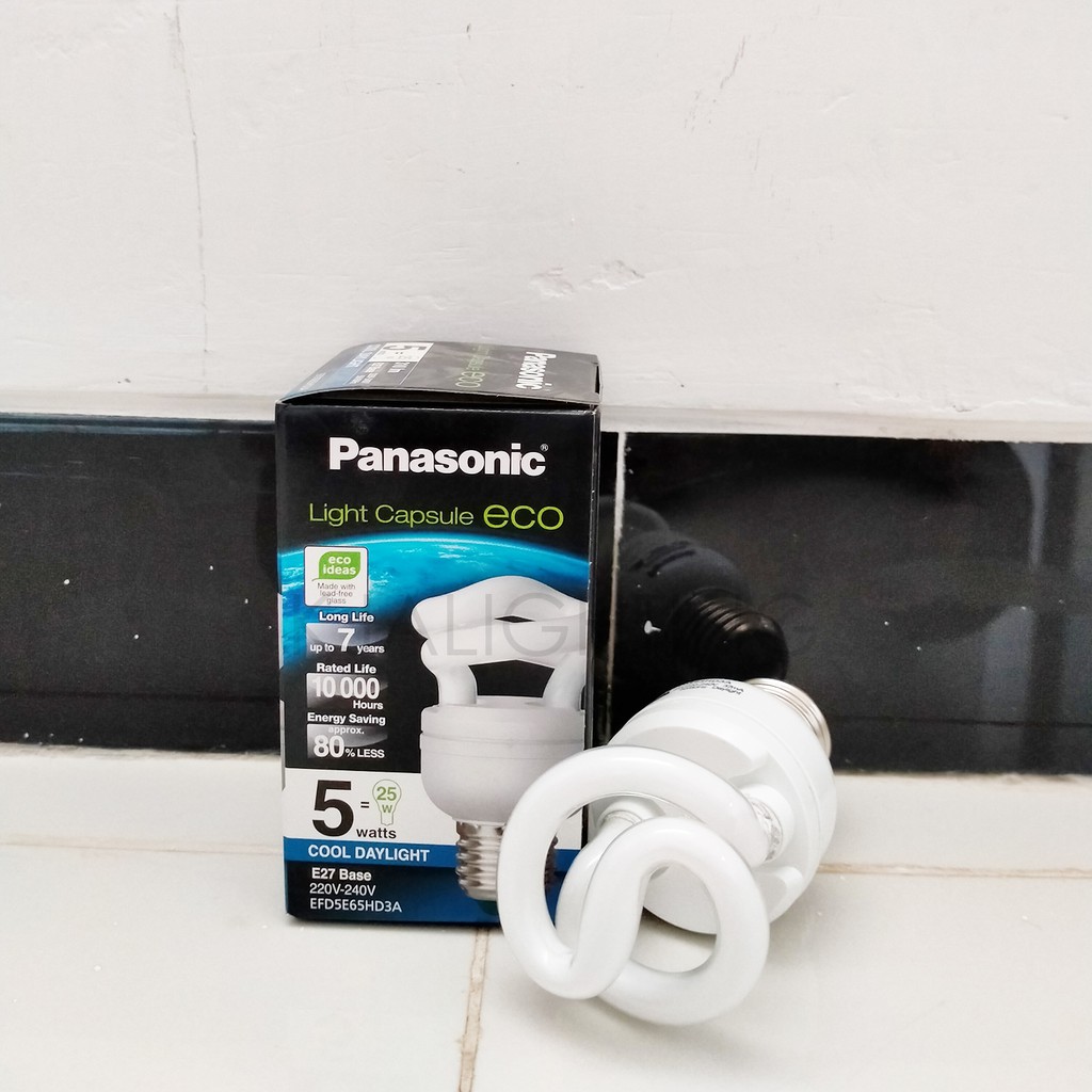 Lampu Spiral Panasonic 5 Watt