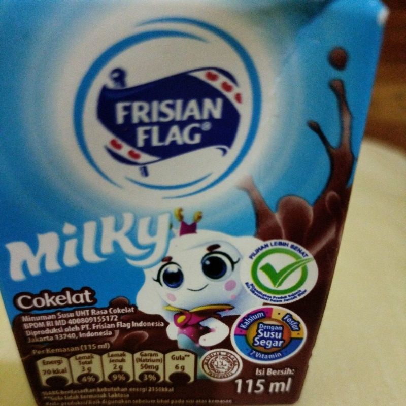 

susu uht frisianflag milky 115 ml