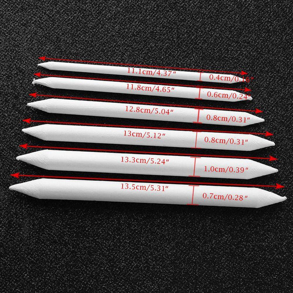 Nanas 6pcs Pena Gambar Sketsa New Pengasah Pensil Artis Graffiti Blending Smudge