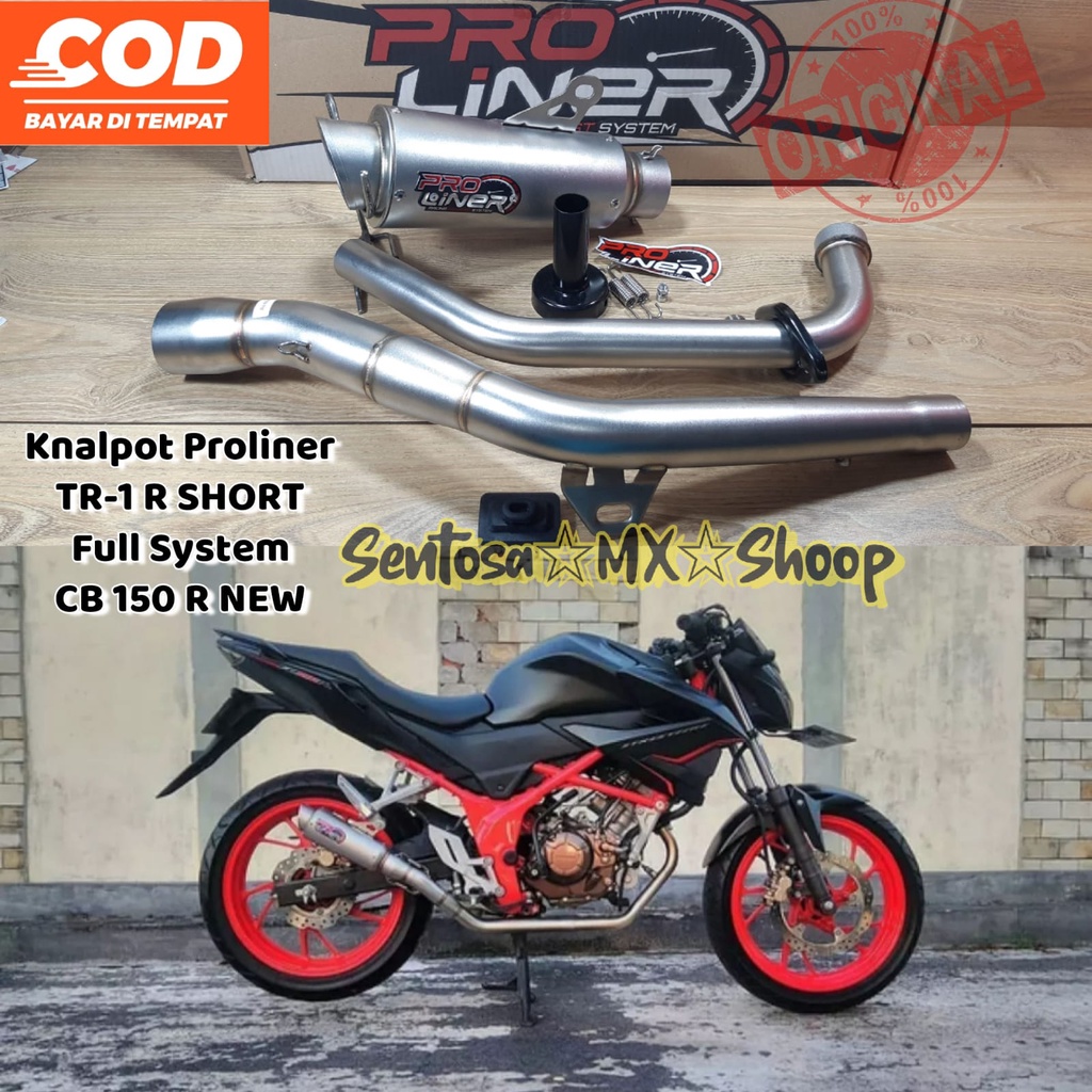 Jual Pr Liner Knalpot Racing Cb R All New Led Tr R Short Original Proliner Full System