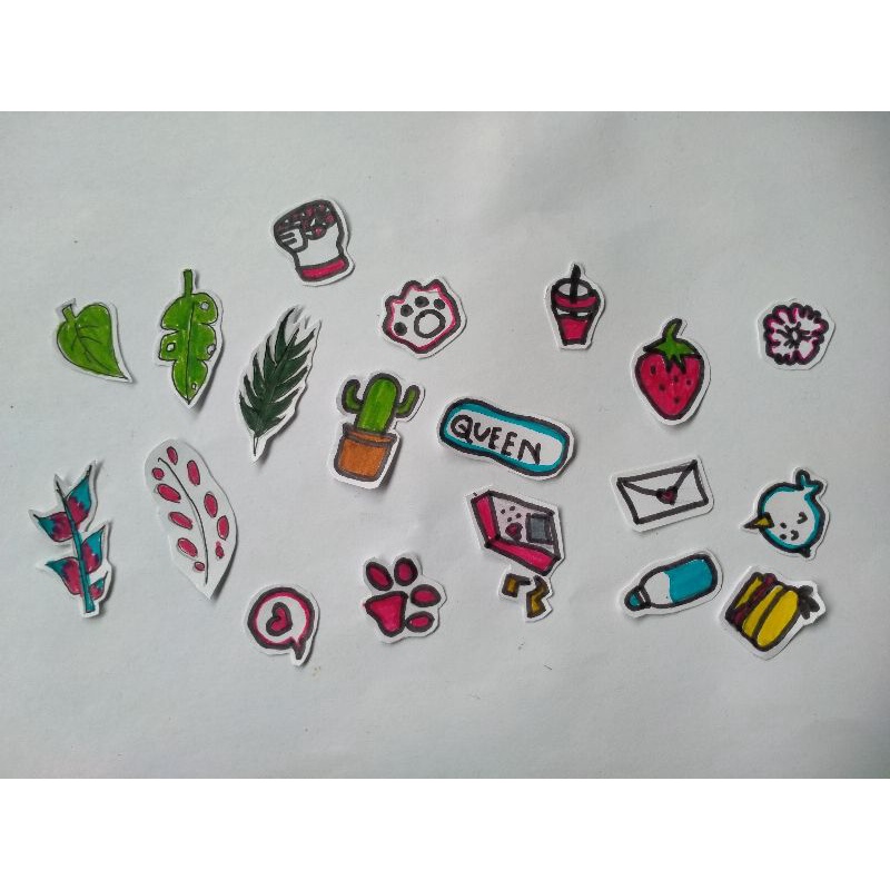 

stiker buatan sendiri