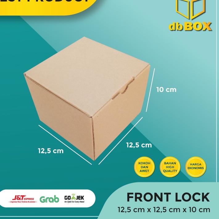 

Trendy 10pcs Kardus 12,5x12,5x10 cm --Die Cut dan easy usage-- 팝