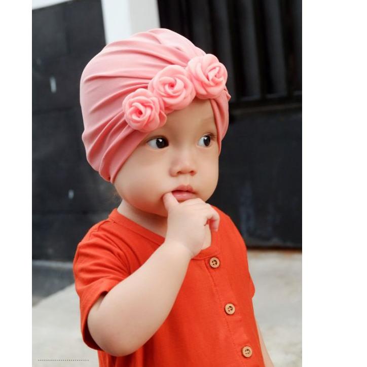 SALEE.. (MENIK TURBAN)FASHION BAYI TURBAN ANAK BAYI PEREMPUAN LUCU NEWBORN / 1TAHUN / 2 TAHUN / 3 TA