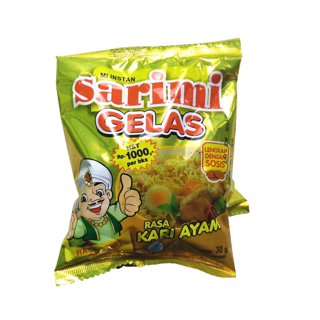 

Sarimi Gelas Renceng isi 8 sachet / biji Mi Instan Mie Seduh 30gr
