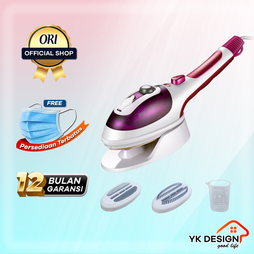 YK DESIGN YK 505 setrika  uap steam ironer setrika  multi 