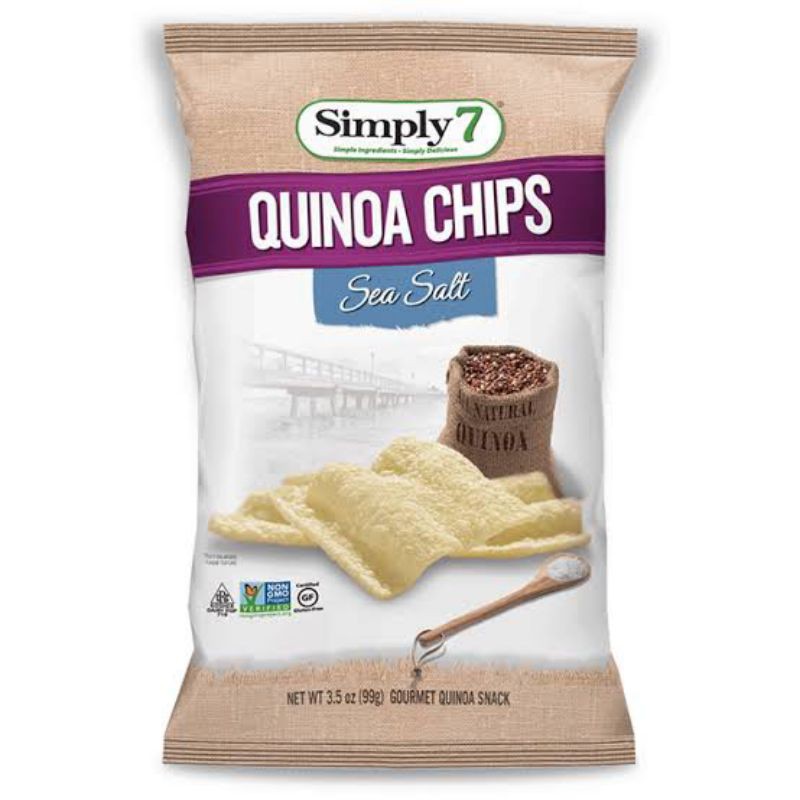 

SIMPLY 7 QUINOA CHIPS SEA SALT 99GR