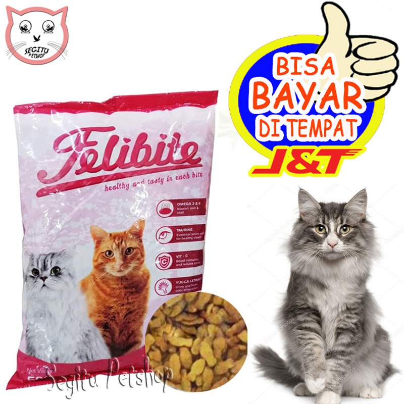 Makanan Kucing Felibite Cat Food Felibet 500 Gram