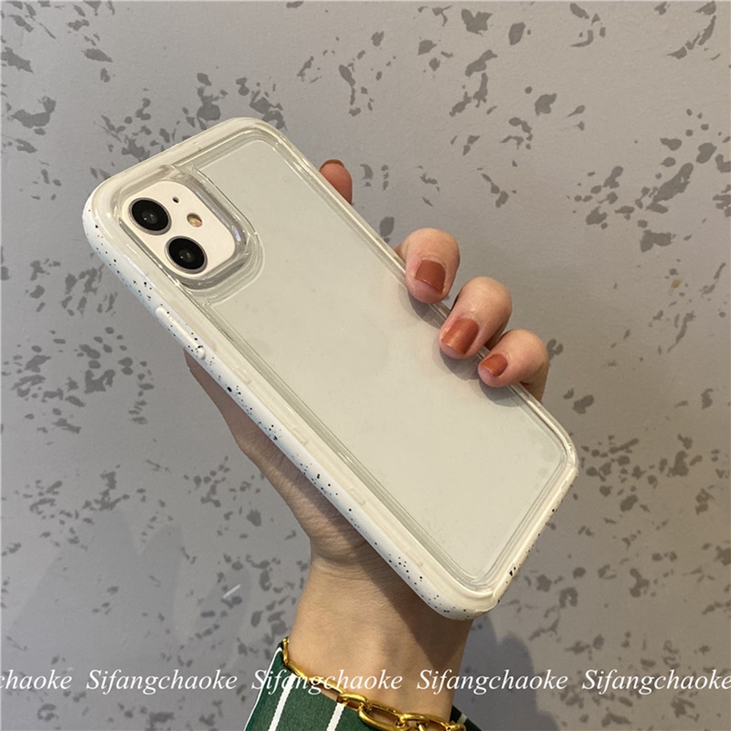 Hard Case Transparan Bumper Karet Tahan Jatuh Untuk Iphone 11 Pro Max 13 Pro Max 12 Pro Max 6s Plus 7 8 Plus Xr Xs Max