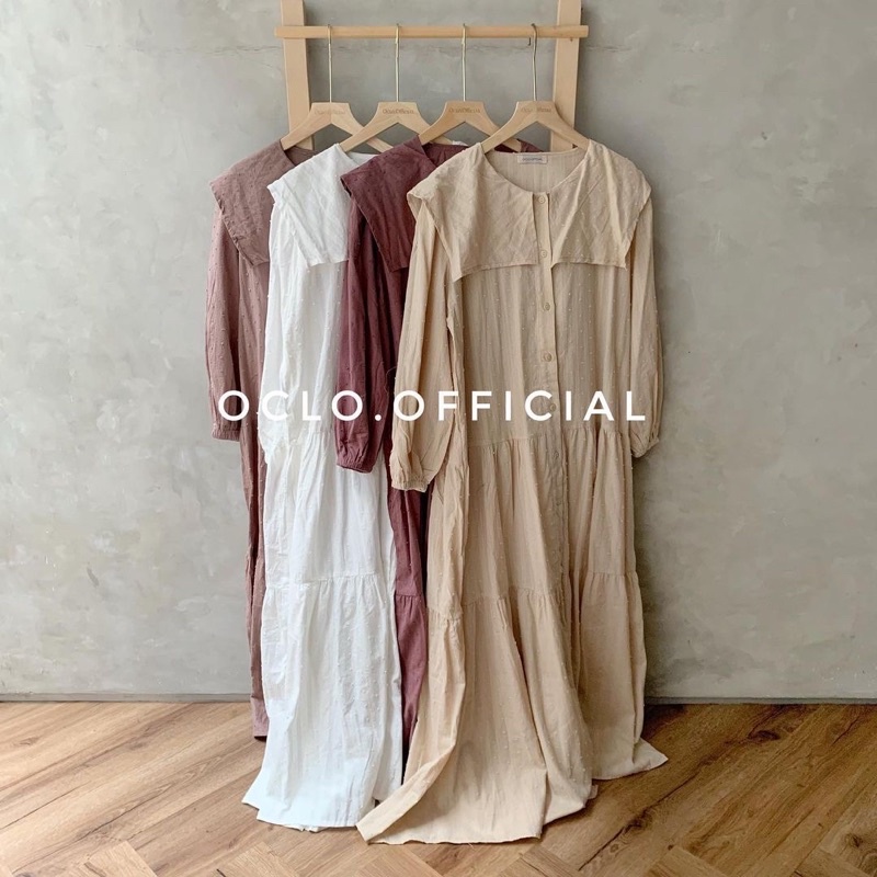 Decha Dress Ori by Oclo.official ( Ready langsung kirim dari store )