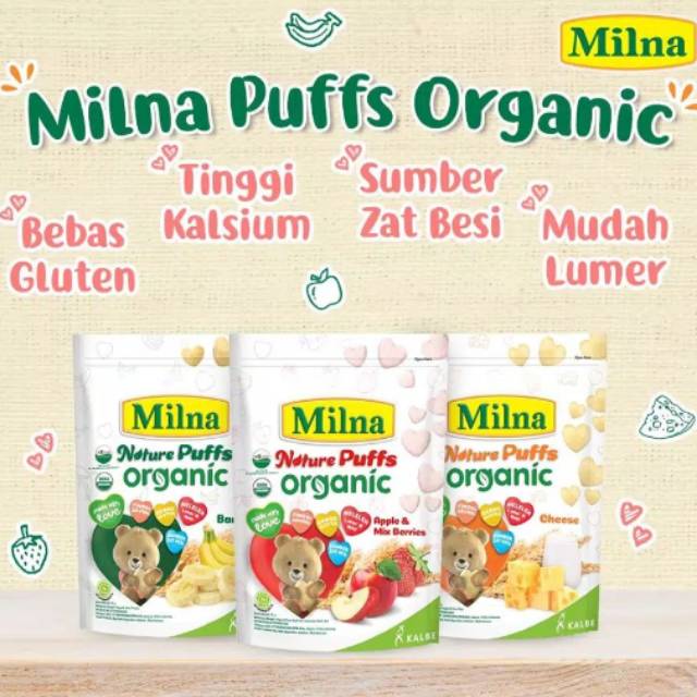 Milna Organic puff 15 gr