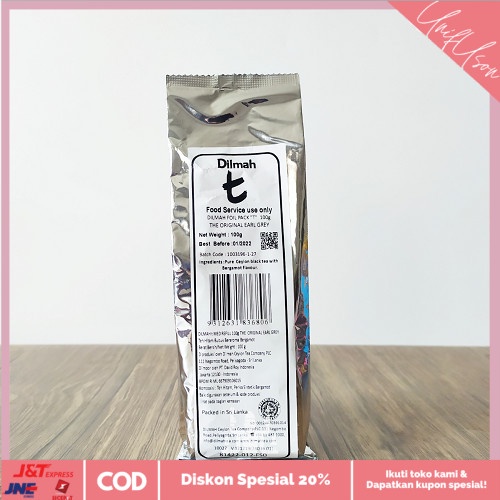 

⭐COD⭐ Teh Dilmah Earl Grey 100g | Daun Teh | Loose Leaf Tea