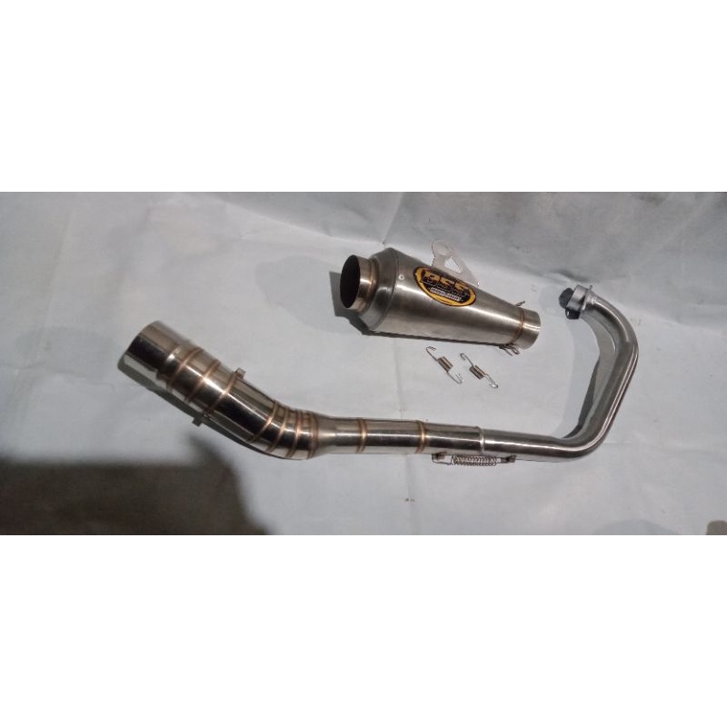 Knalpot racing BSS model fantera for Vixion. Fu. MX. cb150. Byson. Scorpio. MP. Tiger. dll