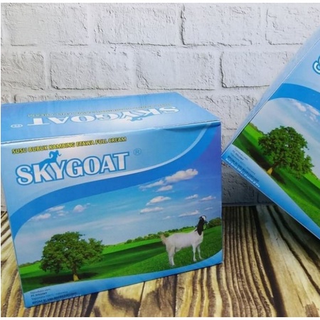 SUSU BUBUK KAMBING SKYGOAT SKY GOAT MILK ETAWA FULL CREAM ETTAWA ORIGINAL COKELAT COKLAT