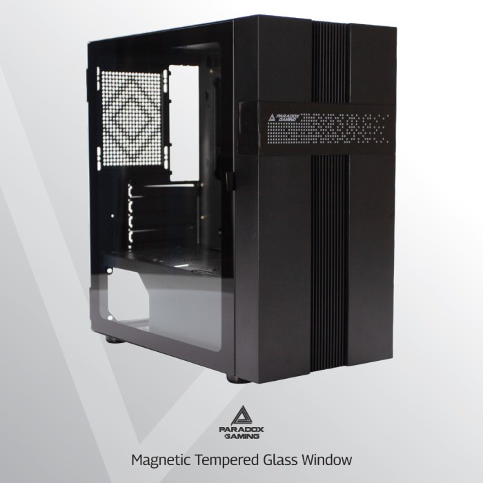 Paradox Gaming IGNIS - Tempered Glass m-ATX Gaming Case