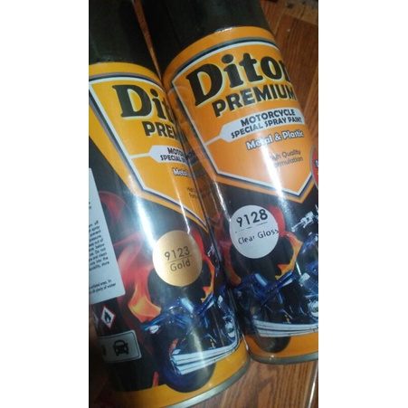 

paket 2 kaleng diton premium. gold 9123/clear 9128