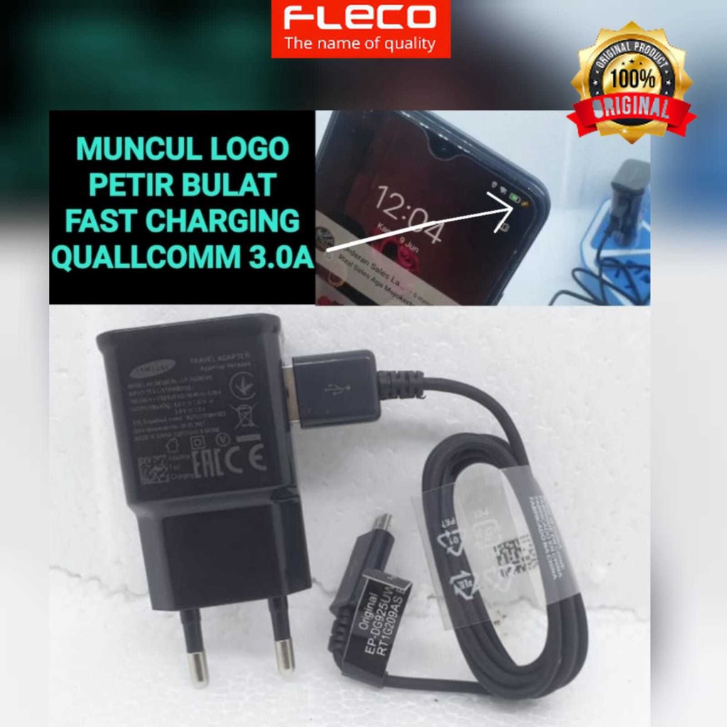 CHARGER ORIGINAL 100% KWALITAS REAL COPOTAN HP SAMSUNG A10 A20 A30 A50 A70 A03 M30 S6 S7 S8 S9 S10 S