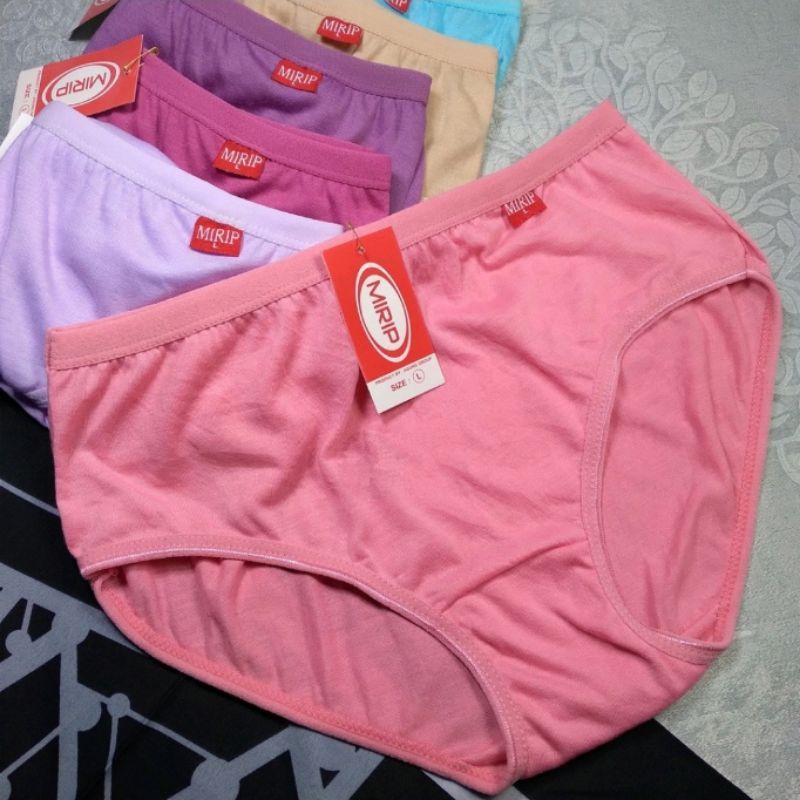 3 pcs celana dalam wanita polos bahan katun termurah | cd karet kecil mirip, dinna, britex, vignette, ra wuhan