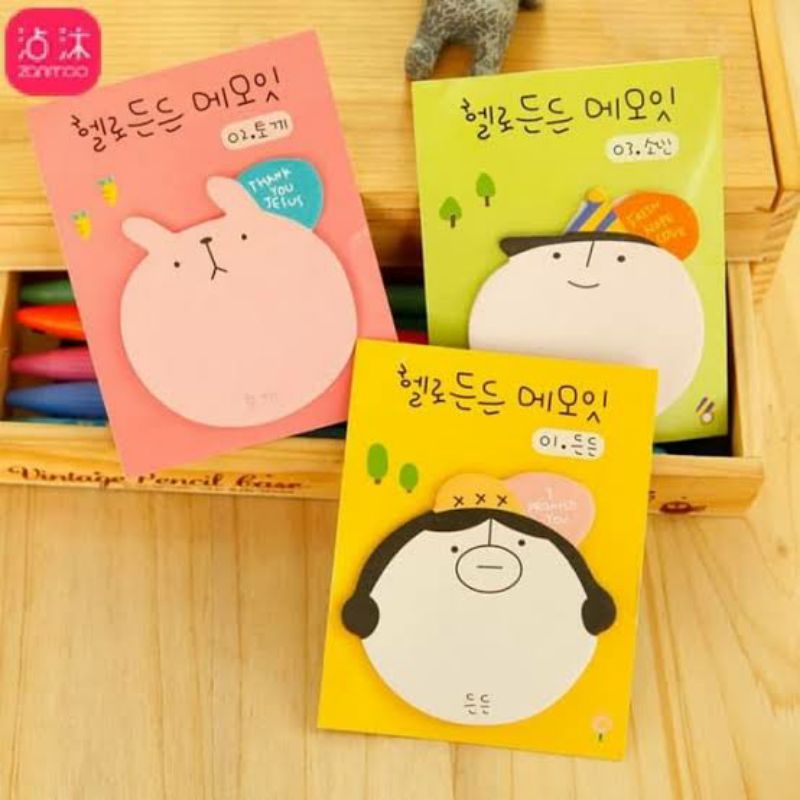 

MYUME.STORE || Sticky Note Stick Memo Kartun Korea