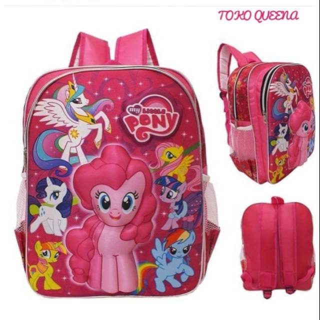 Ransel anak/Tas anak/Ransel sekolah/Ransel kuda pony/kuda pony/Ransel 3D