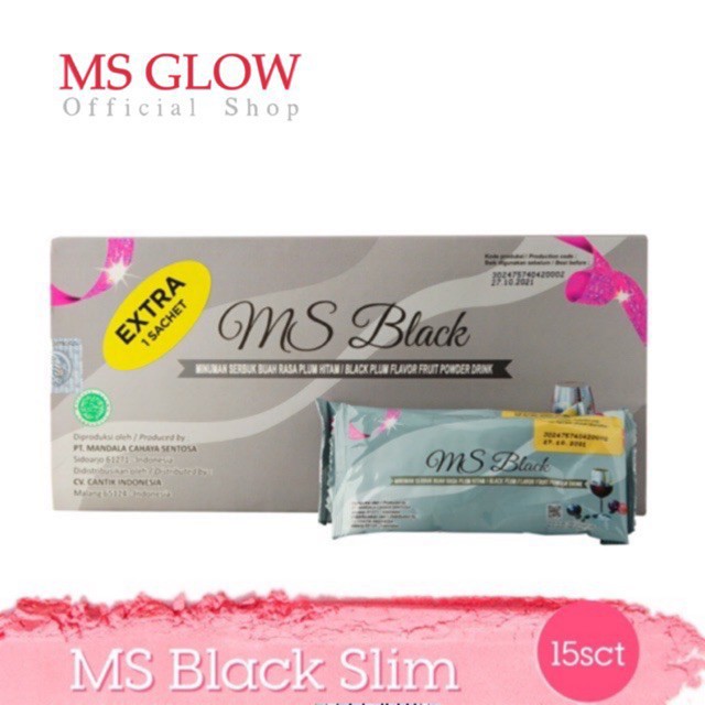 MS SLIM MS BLACK BY MS GLOW FREE TUMBLER