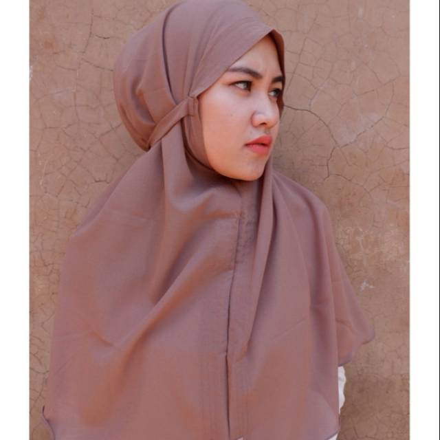 Jilbab instan tali samping