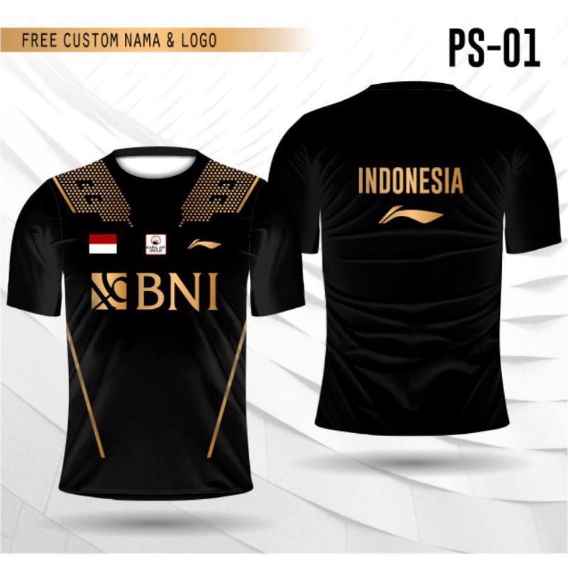 baju badminton baju timnas indonesia piala sudirman