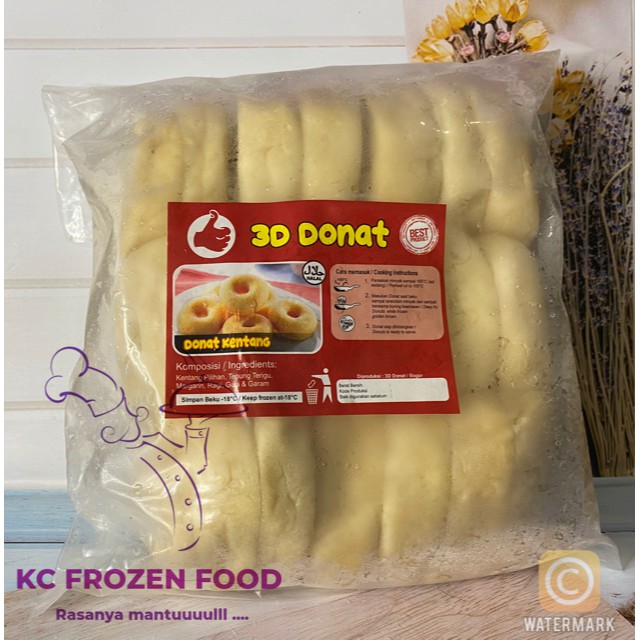 

KC Frozen - Donat Kentang 3D Plus Gula Halus Isi 20 Pcs / Donut Kentang / Donat Murah Isi Banyak