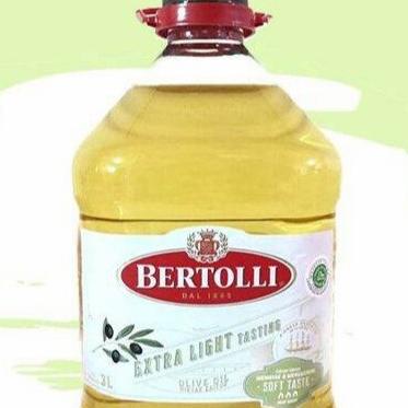 

BERTOLLI EXTRA LIGHT 3 LT /MINYAK ZAITUN / OLIVE OIL /HALAL DFBH5612DF