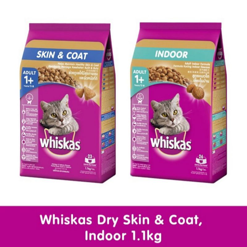 Whiskas Makanan Kucing Kering Adult Fungsional 1.1kg - Dry food