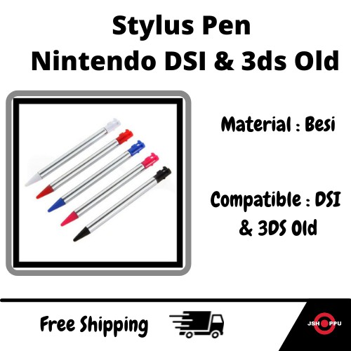 Stylus Pen Nintendo 3DS Old DSI Touchscreen Pendek