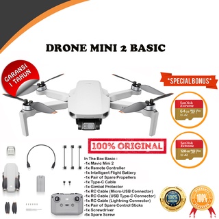 DJI Mini 2 Basic & Fly More Combo - DJI MAVIC MINI 2 DRONE ORIGINAL BERGARANSI
