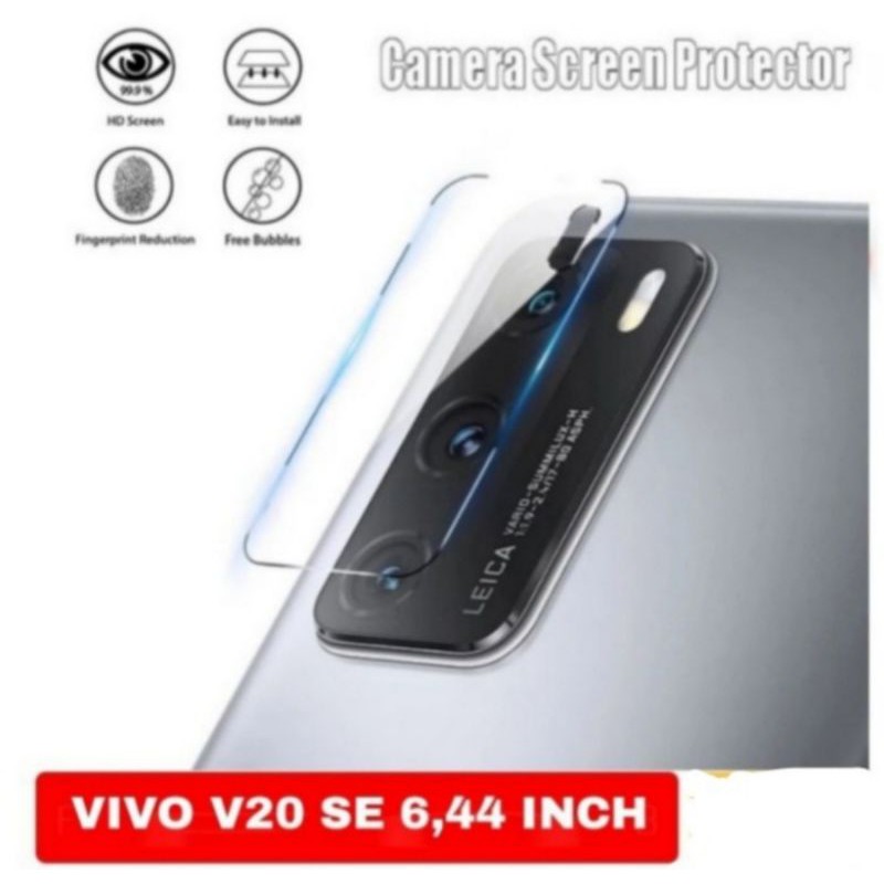 Tempered Glass Vivo V20 Se New + Tg Camera Lensa 2 in 1