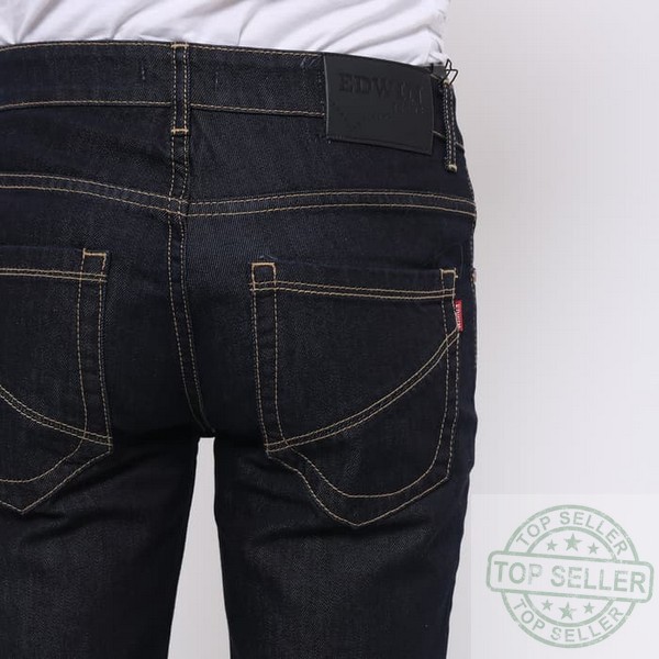 (Celana Murah) Edwin Celana Jeans EDW-0801-560 Regular Fit Pria Panjang Biru Tua - Biru, 29 |DXT