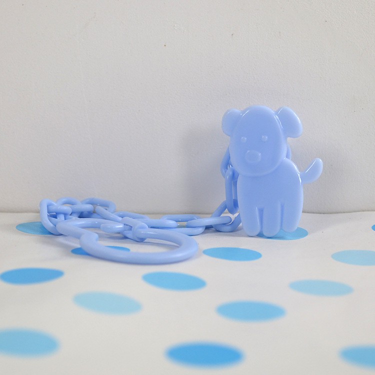 ~COD~DO-C43 Tali Gantungan Empeng Baby Klip Rantai Penjepit Dot Bayi Teether Clipper Pacifier Holder-TALI EMPENG BIRU
