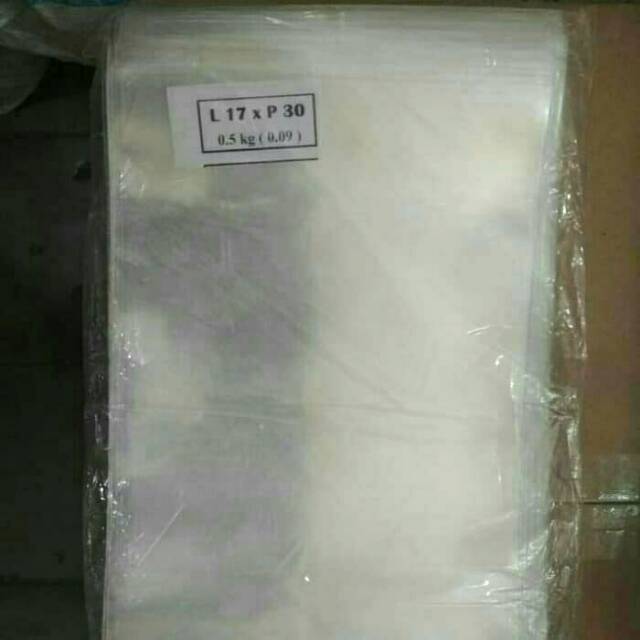 PLASTIK KLIP PP TEBAL UKURAN 17x30 CM ( 90 MICRON )